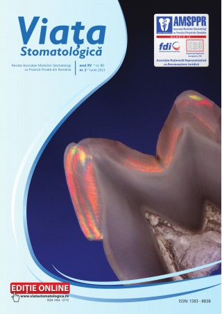 Revista Viata Stomatologica nr.2 2013